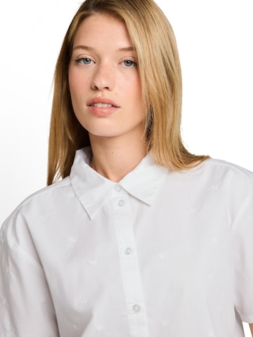 TOM TAILOR DENIM Blouse in White