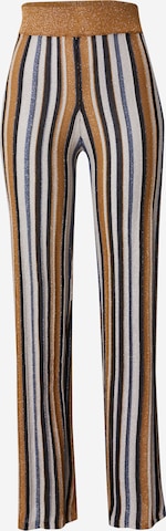 VILAregular Hlače 'VISAXY' - smeđa boja: prednji dio