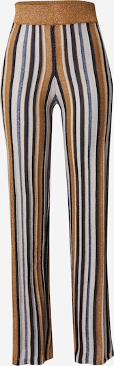 Pantaloni 'VISAXY' VILA pe albastru marin / maro deschis / negru / alb, Vizualizare produs