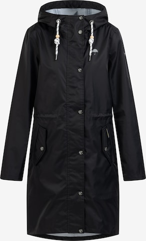 Schmuddelwedda Функционално палто в черно: отпред