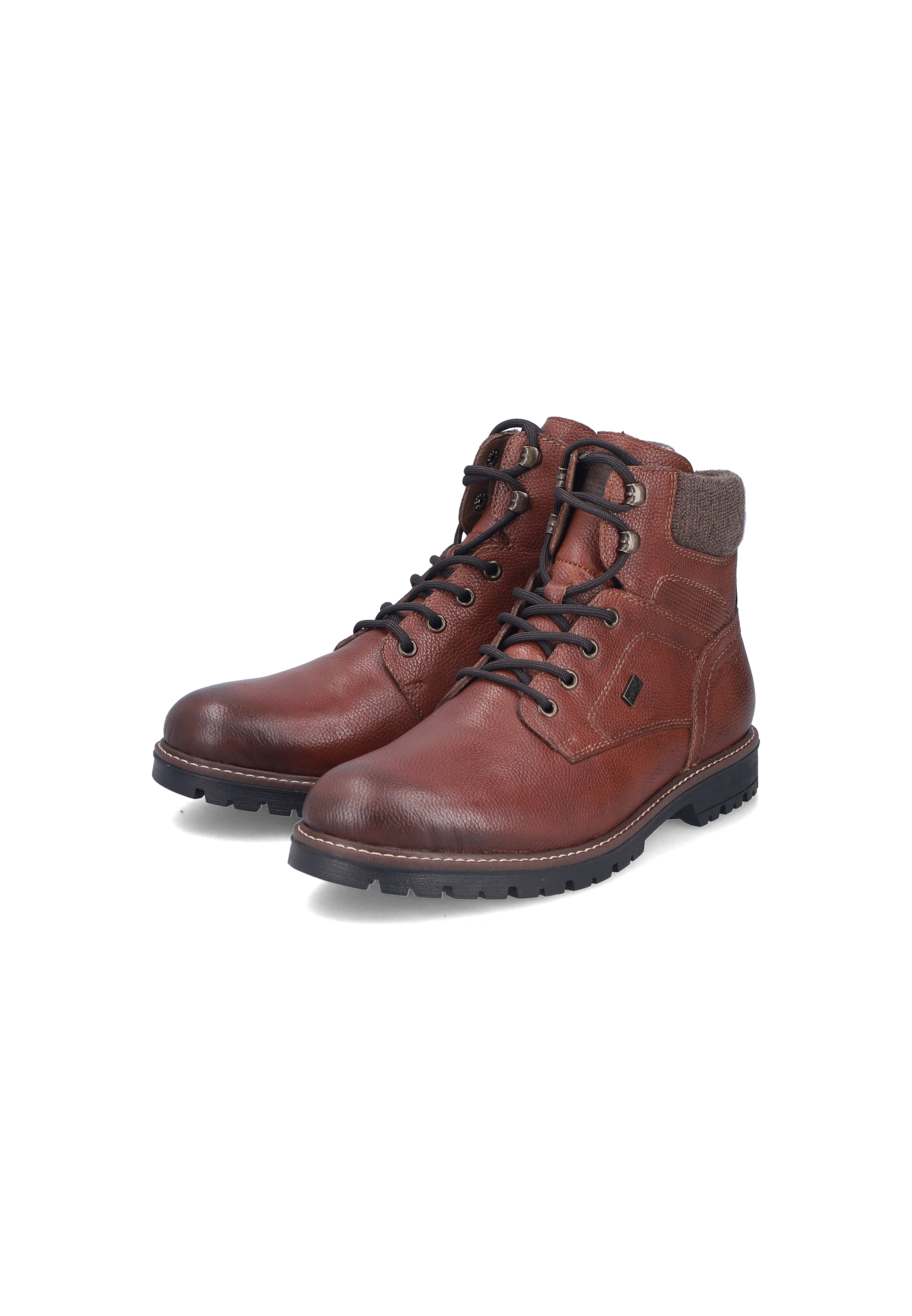 Bottines à lacets Rieker en marron