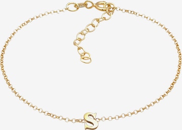 ELLI Bracelet 'S' in Gold: front