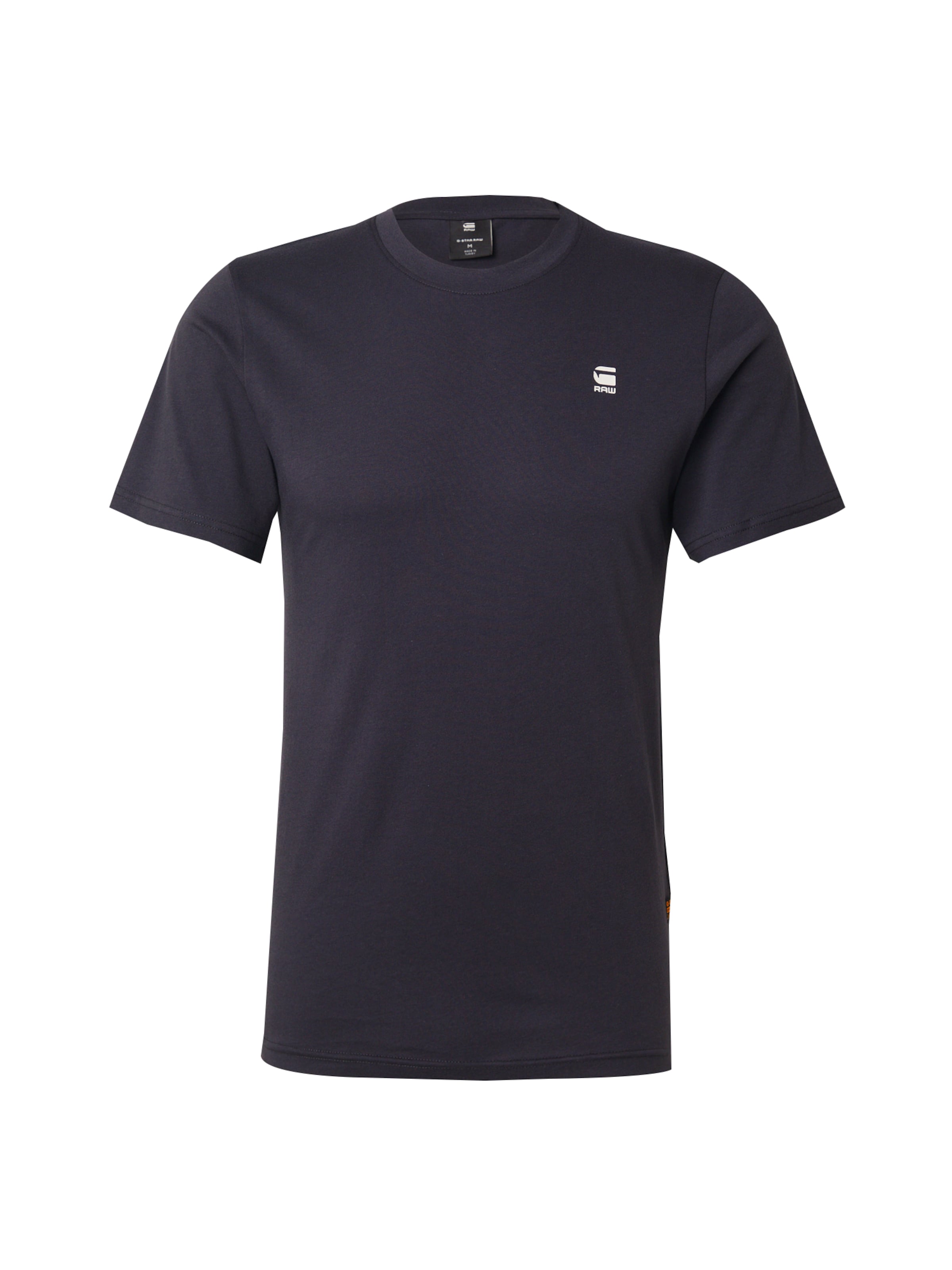 G-STAR Shirt 'Graw' in Zwart: voorkant