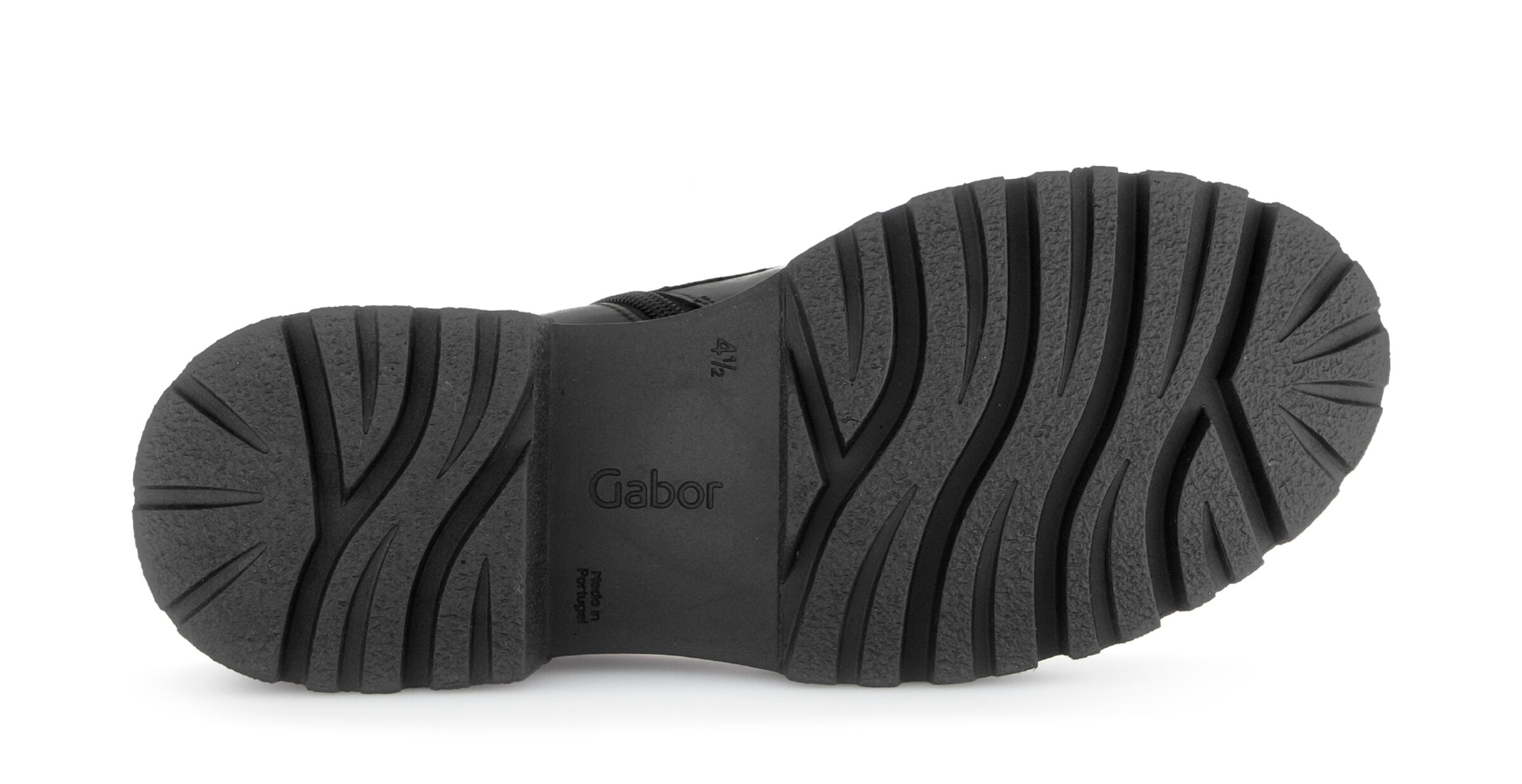 GABOR Šnurovacie členkové čižmy - Čierna