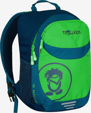 TROLLKIDS Backpack in Green: front