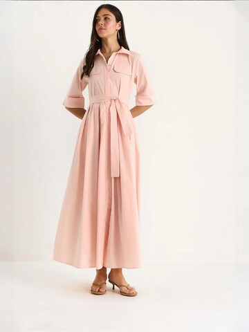 Robe-chemise Bianco Lucci en rose