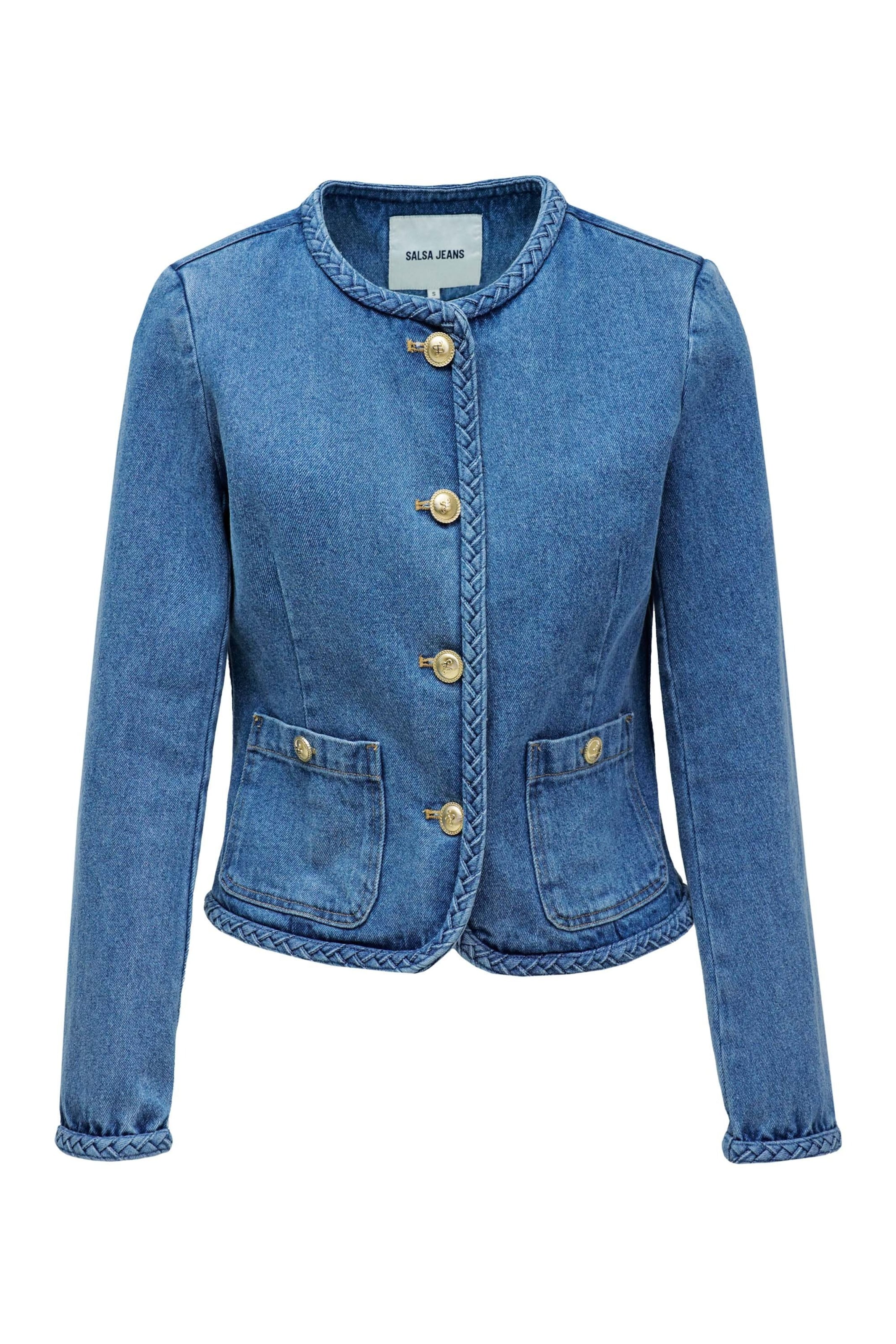 Salsa Jeans Between-season jacket in Blue: front