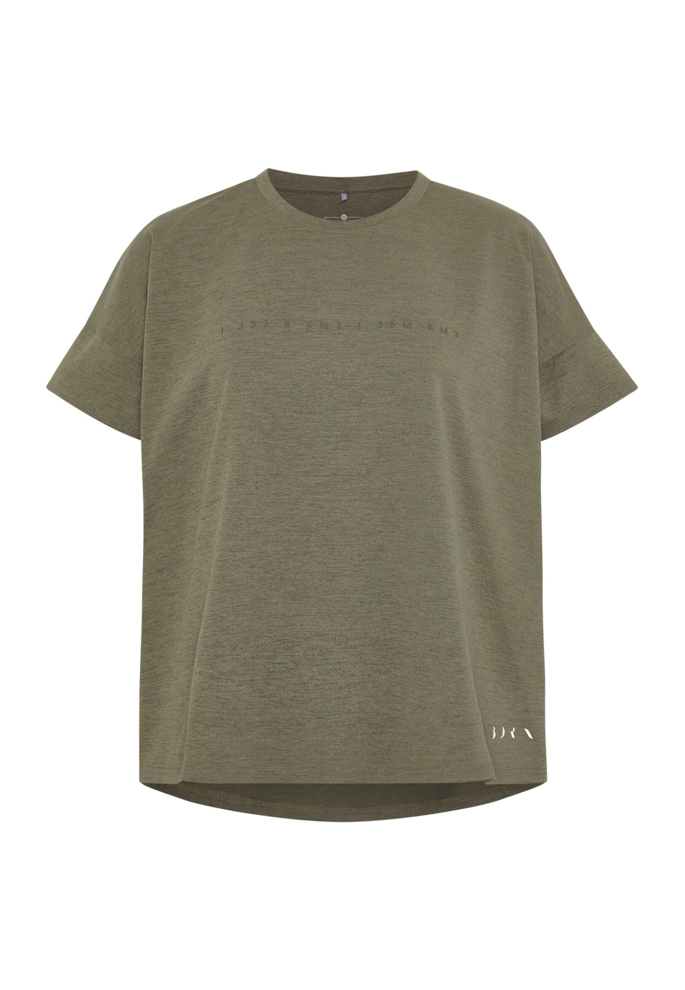 Born Living Yoga Funktionsshirt 'Mayumi' in Grün: Vorderseite