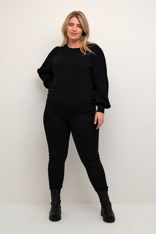 Pull-over 'Cloni' KAFFE CURVE en noir