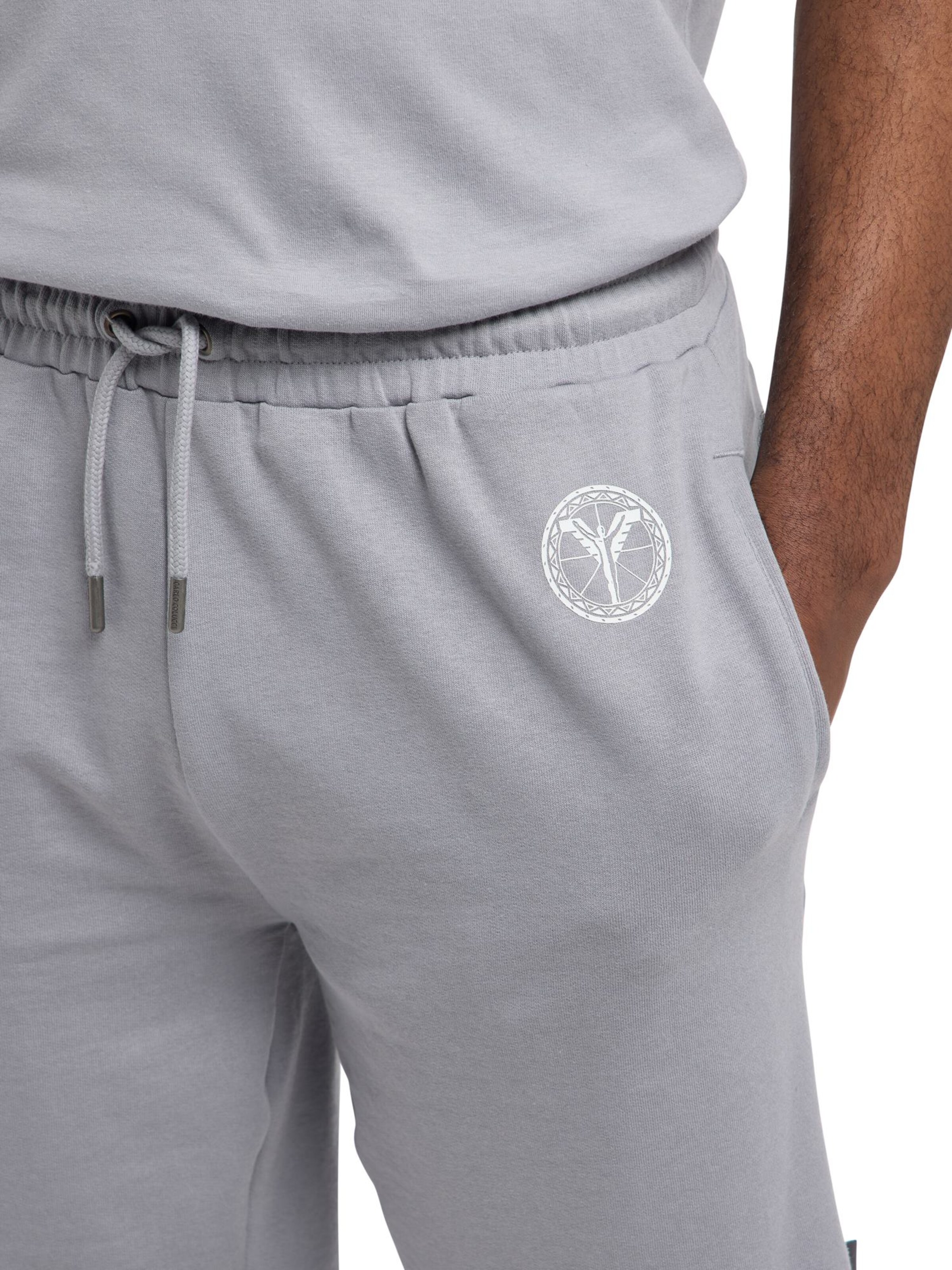 Carlo Colucci Regular Hose in Grau