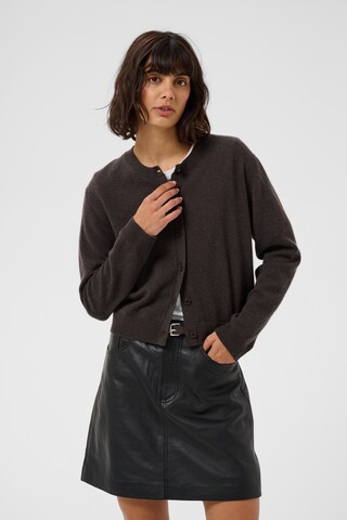Part Two Strickjacke 'Carimi' in Braun: Vorderseite