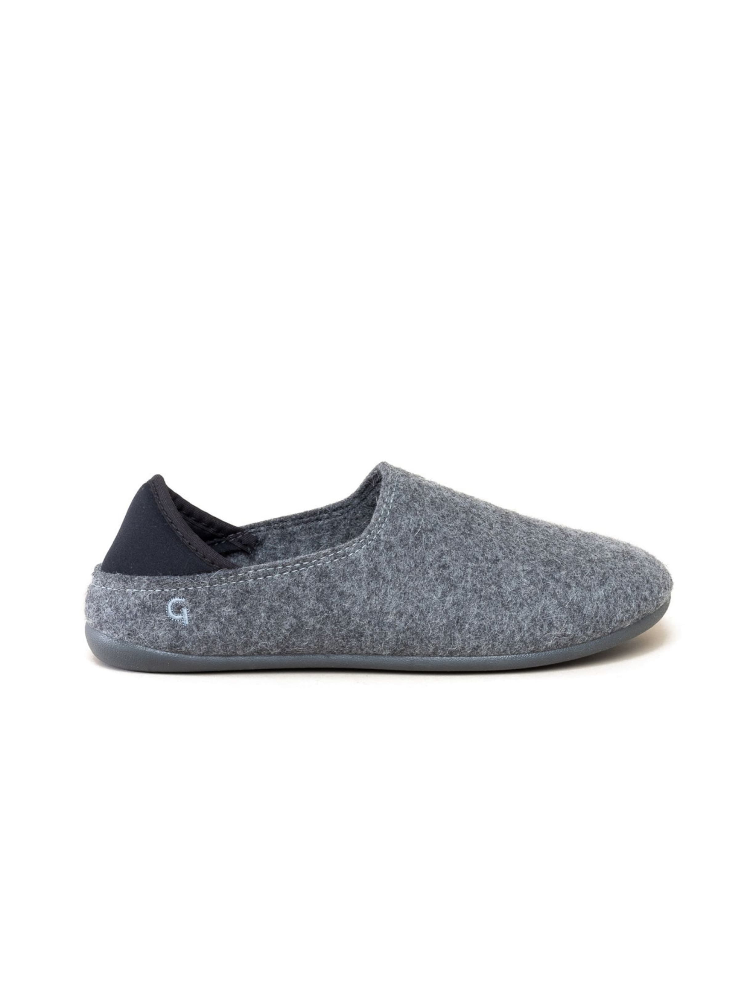 Gottstein Hausschuh 'Filzpantoffel Wool Slip-On'‌‌‌‌ in Grau