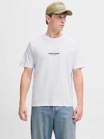 JACK & JONES Bluser & t-shirts 'JWHVESTERBRO' i hvid: forside