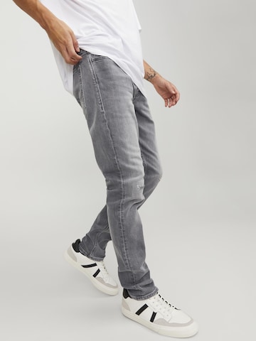 Coupe slim Jean 'Glenn' JACK & JONES en gris