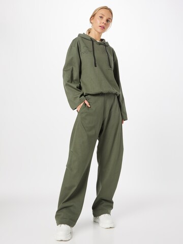 G-Star RAW Wide leg Broek 'Snow' in Groen