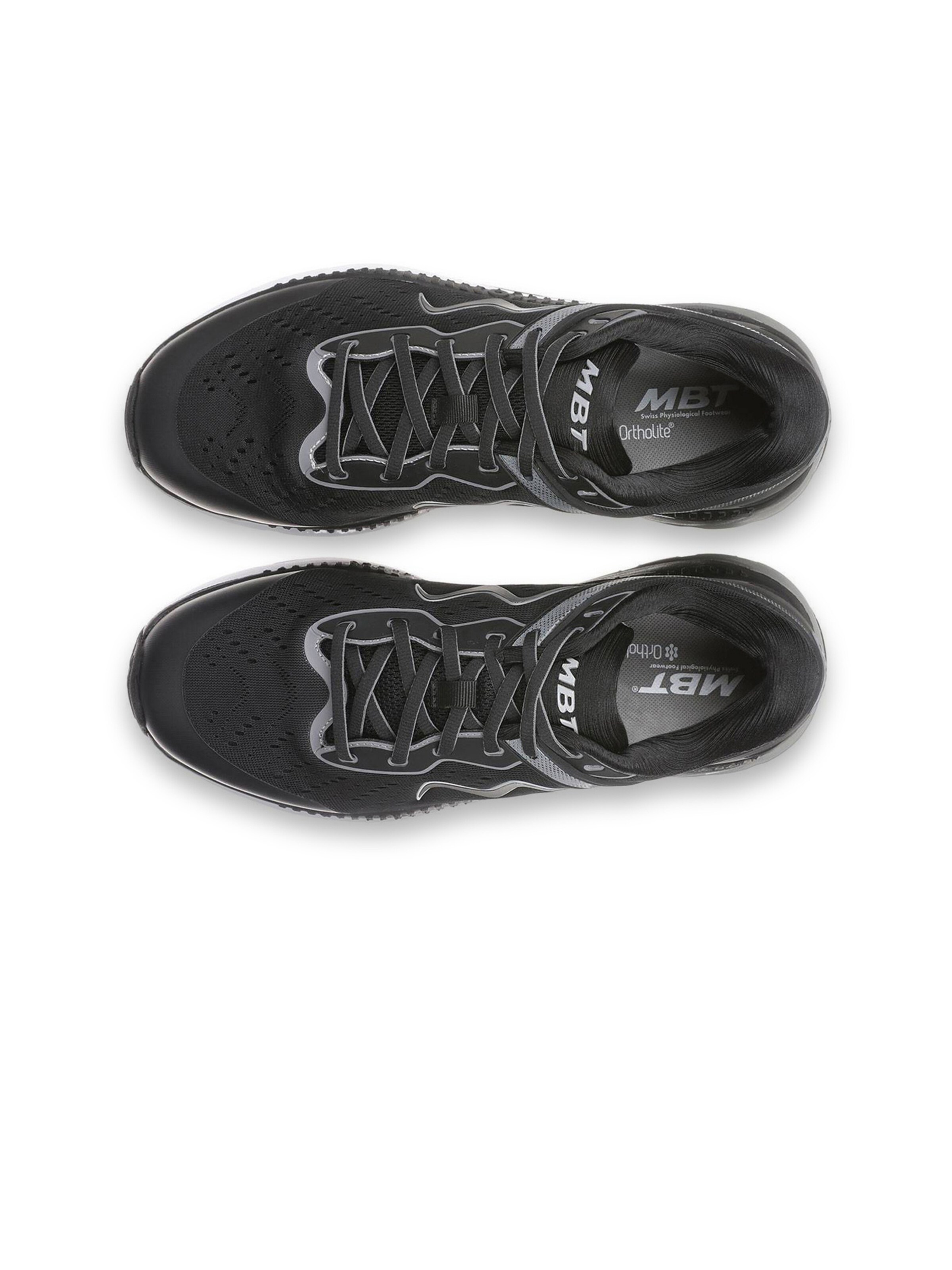 MBT - Sapatilhas slip-on ' MTR-1500 III LACE UP ' em preto: topo