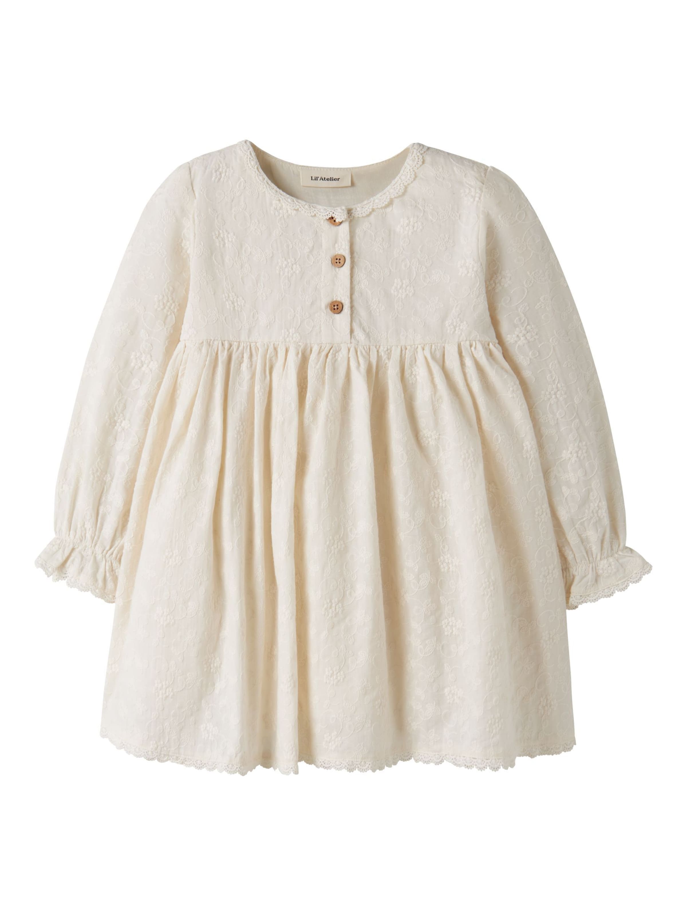 Lil'Atelier - Vestido en beige: frente