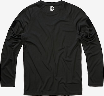 Maglietta di Brandit in nero: frontale