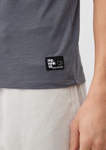 QS T-Shirt in Grau