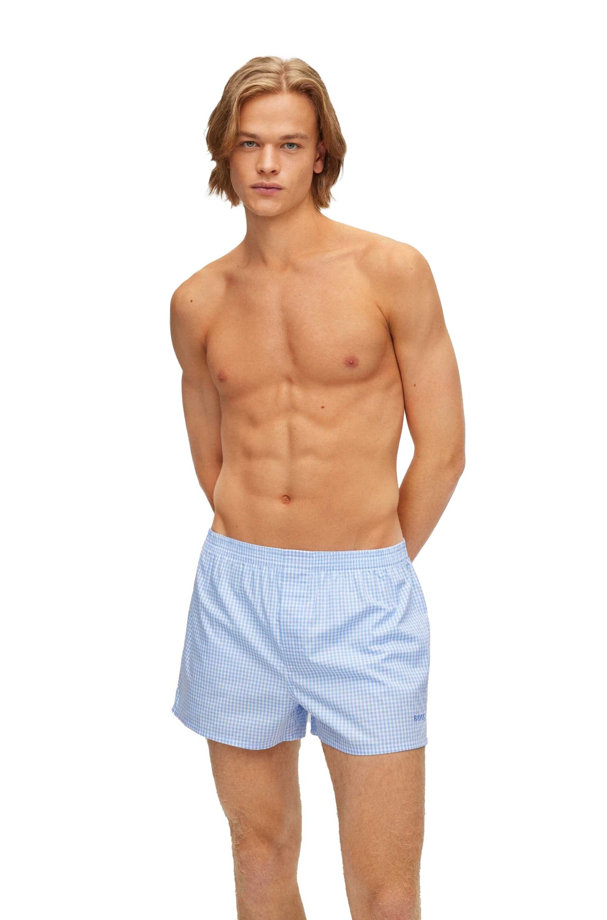 BOSS Boxer shorts in Blue: front