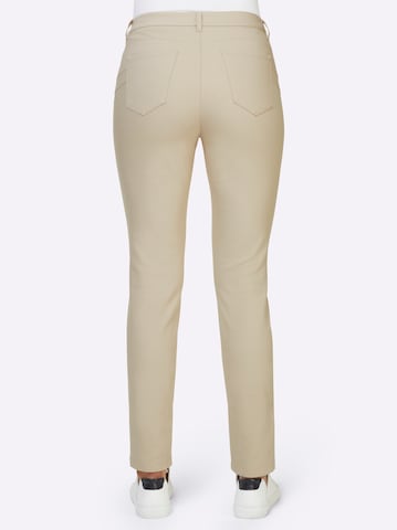 heine - Slimfit Pantalón en beige
