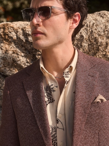 Next Slim fit Colbert in Bruin