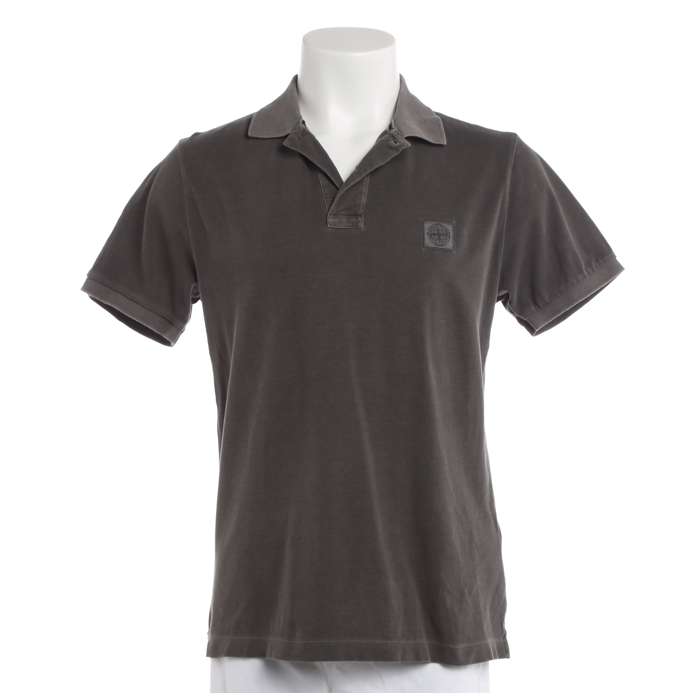 Stone Island Poloshirt in L in grau, Produktansicht