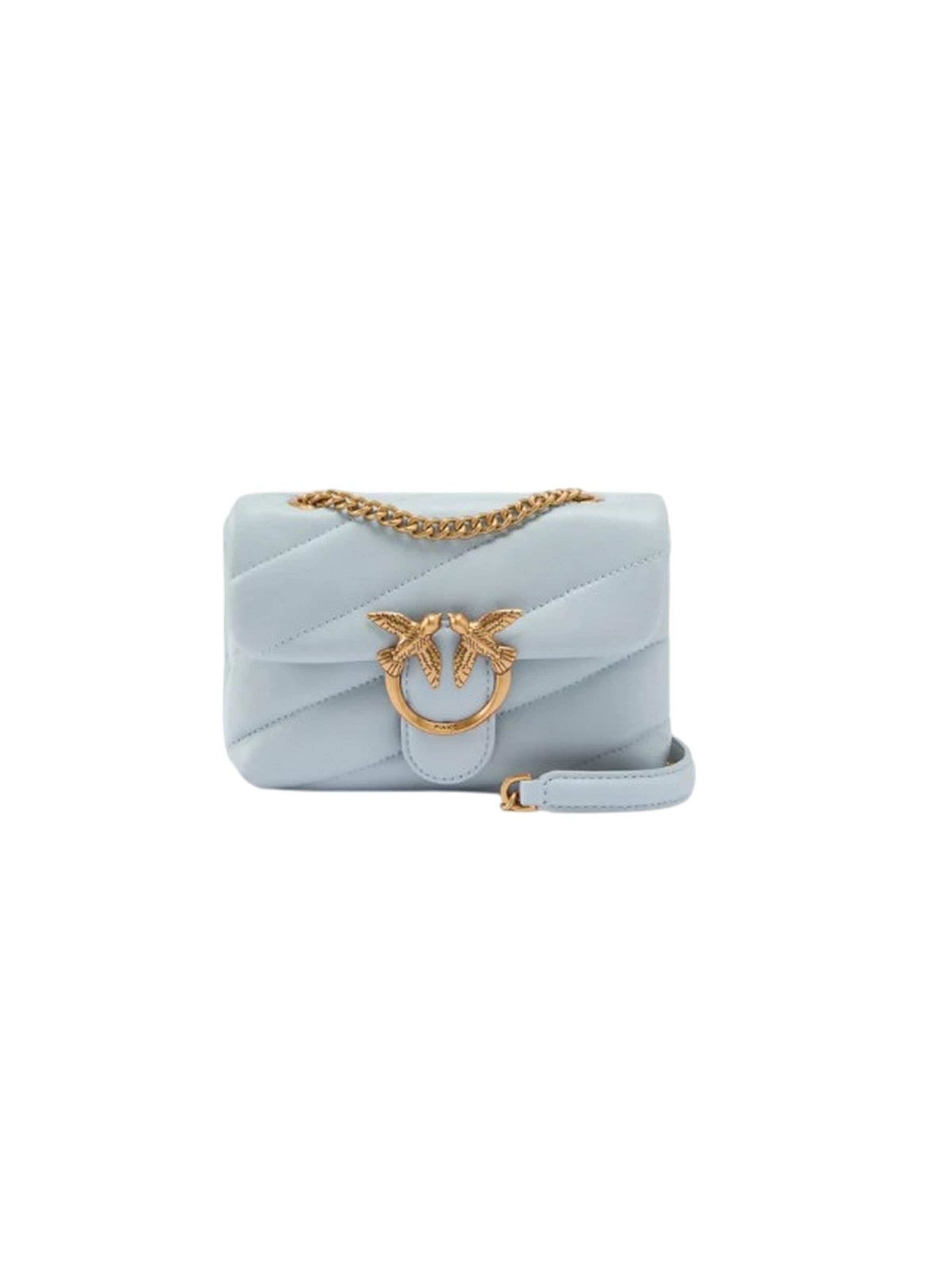 PINKO - Bolso de hombro en azul: frente