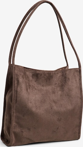PIECES Handbag 'ELISA ' in Brown: front