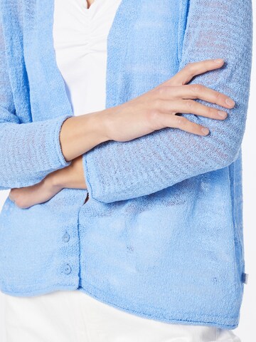 QS Knit Cardigan in Blue