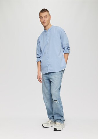 Coupe regular Chemise QS en bleu