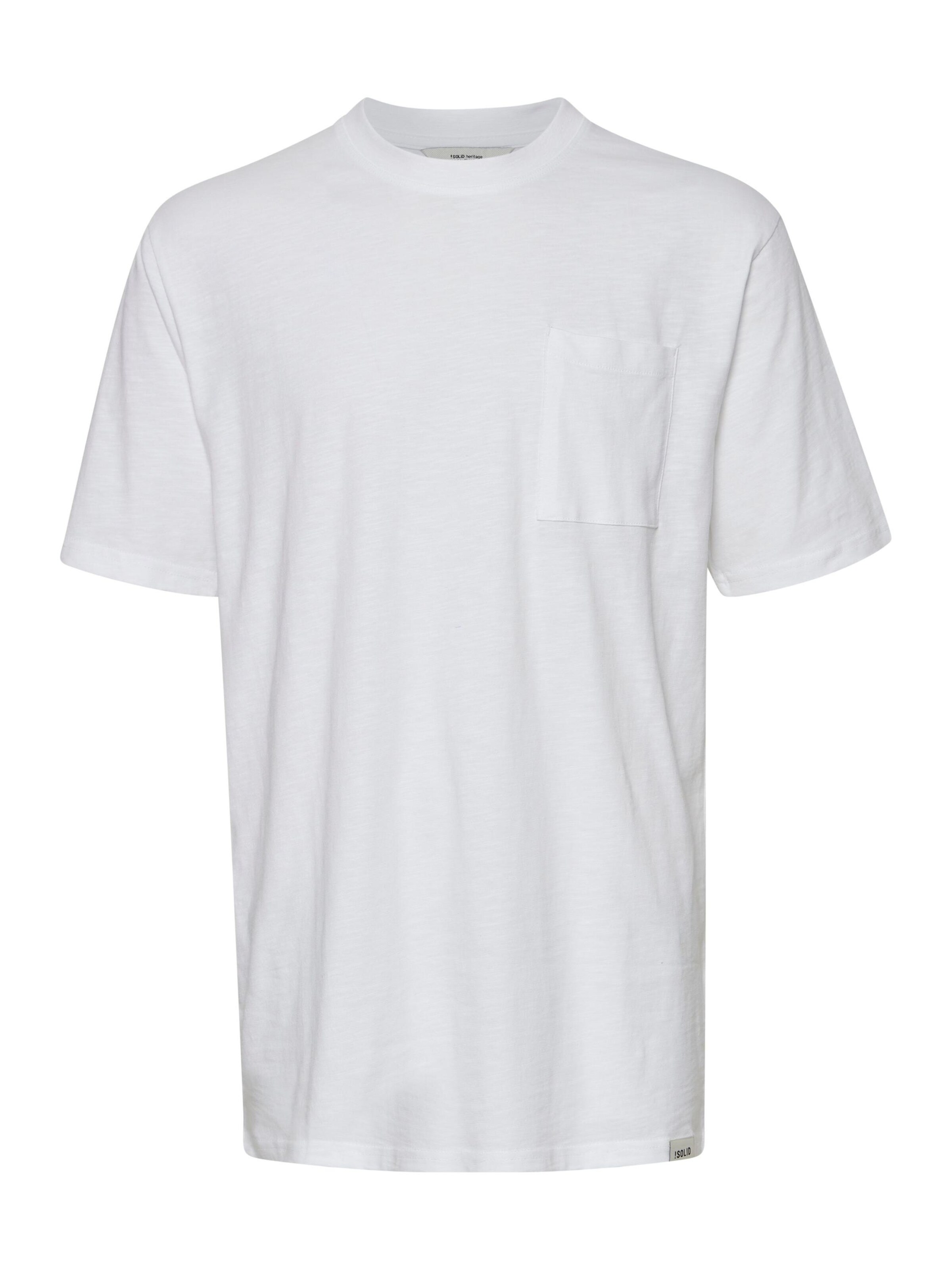 !Solid T-Shirt 'Durant' in Weiß: Vorderseite