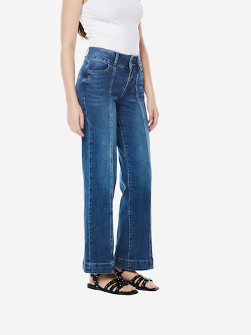 KOROSHI - Loosefit Calças de ganga em azul