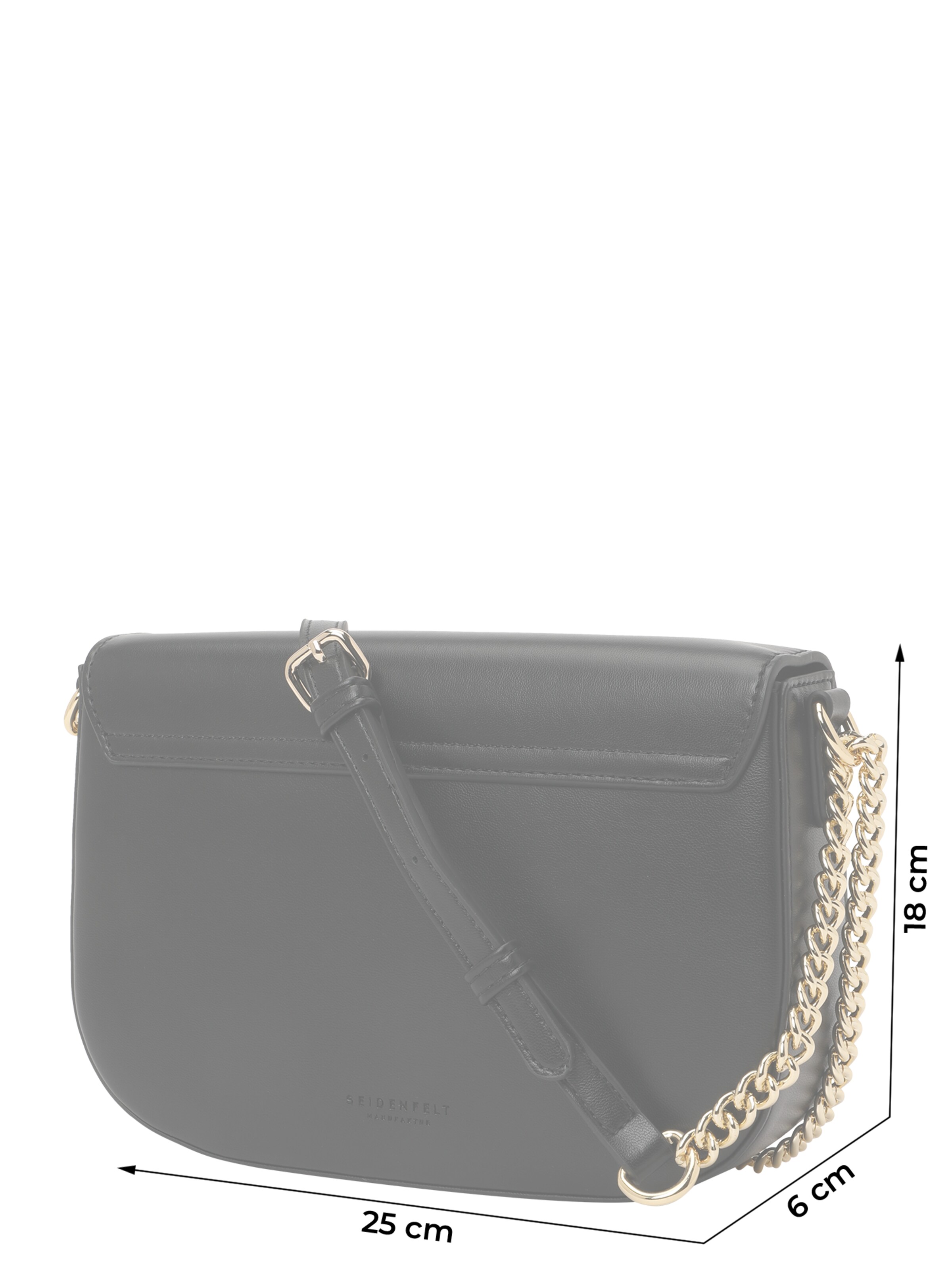 Seidenfelt Õlakott 'Lesja', värv must