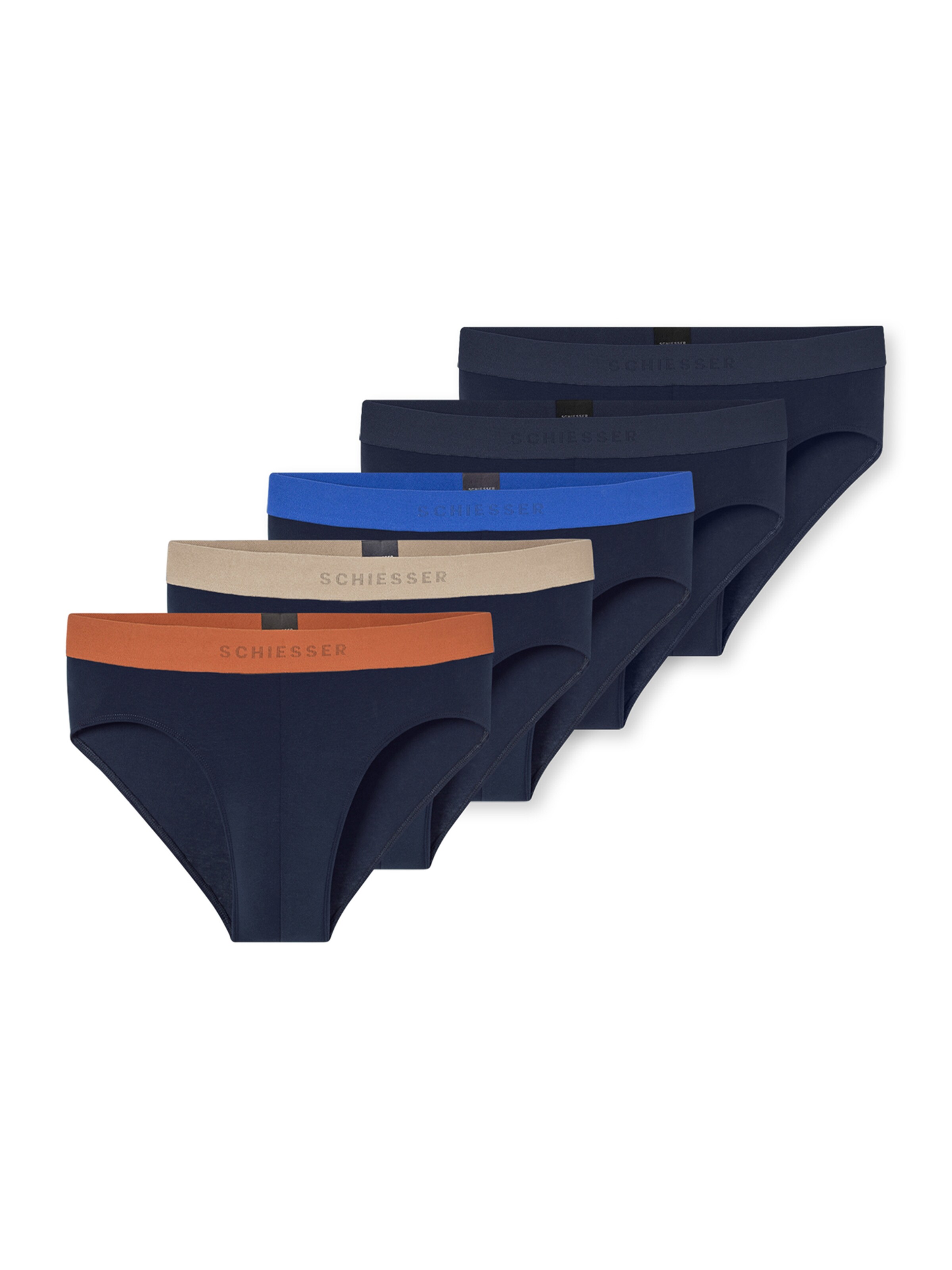 SCHIESSER Panty ' 95/5 Multi ' in Blue: front