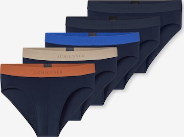 SCHIESSER Slip ' 95/5 Multi ' in Blue: front
