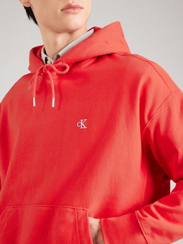 Calvin Klein Jeans Sweatshirt i röd