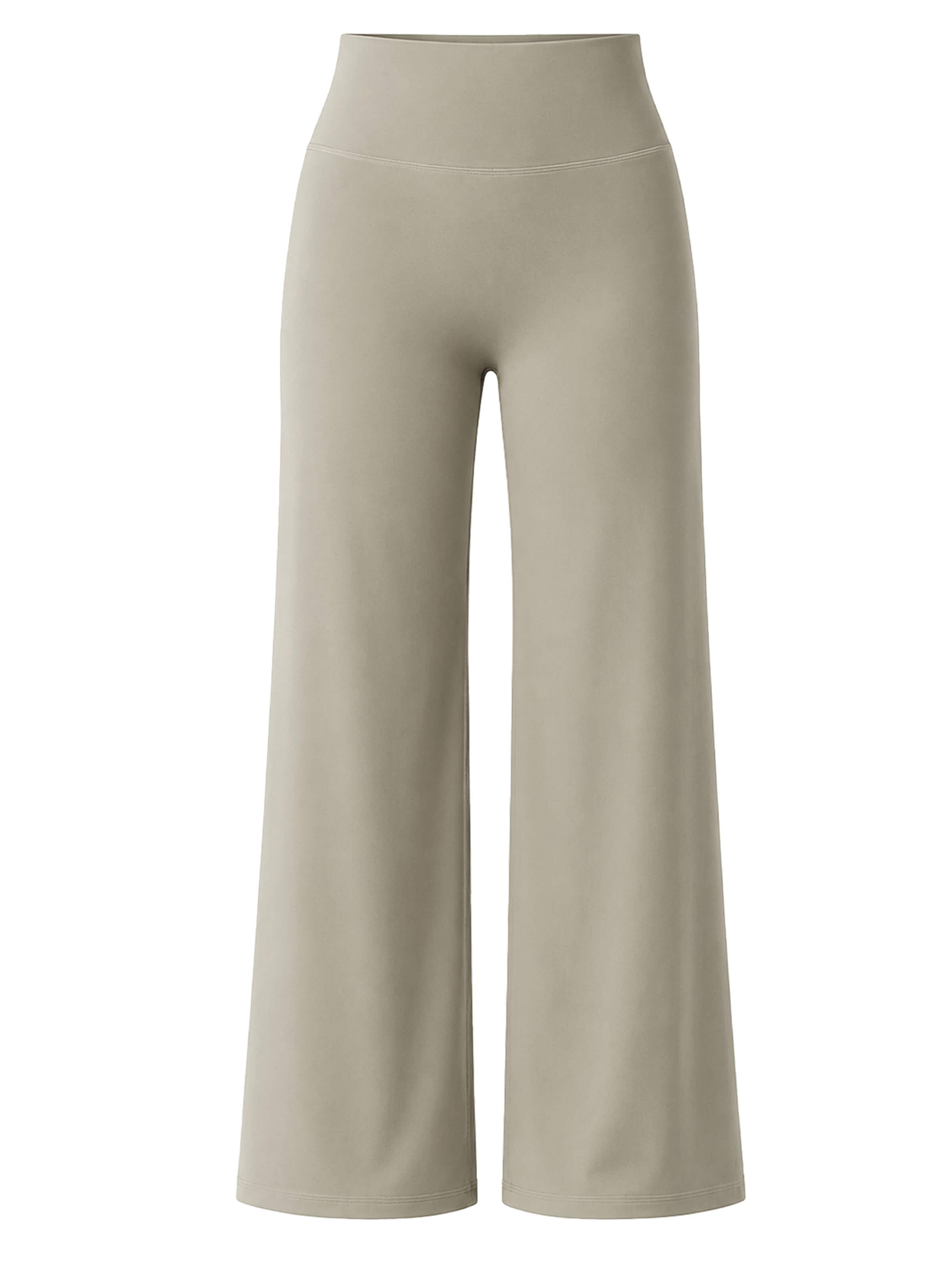 ZAAYO Wide leg Workout Pants 'Women's Wide‑Leg Yoga Sports Pants' in Grey: front