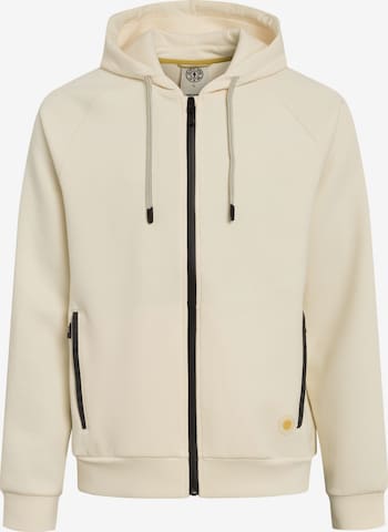 GOLD´S GYM APPAREL Trainingsjack 'GENE' in Wit: voorkant