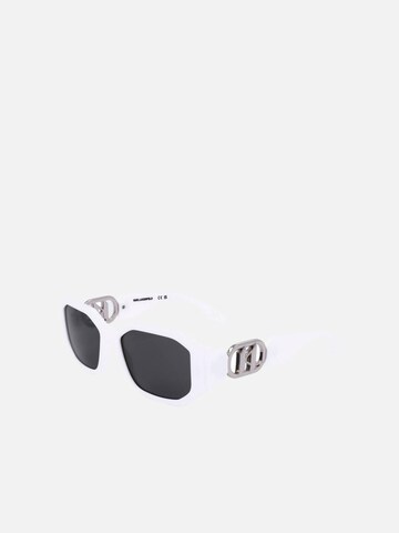 Karl Lagerfeld Zonnebril 'Karl Lagerfeld KL6085S Fuchsia 55/18/140 Women Sunglasses' in Wit