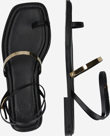 Tongs 'MELANTHI' Marietta's Fantasy en noir