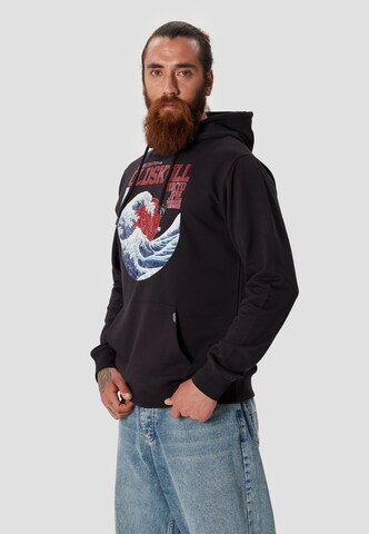 Oldskull Kapuzensweater 'Asian Big W' in Schwarz