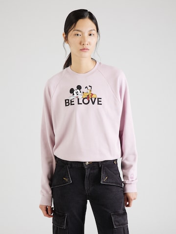 rozā UNITED COLORS OF BENETTON Sportisks džemperis: no priekšpuses