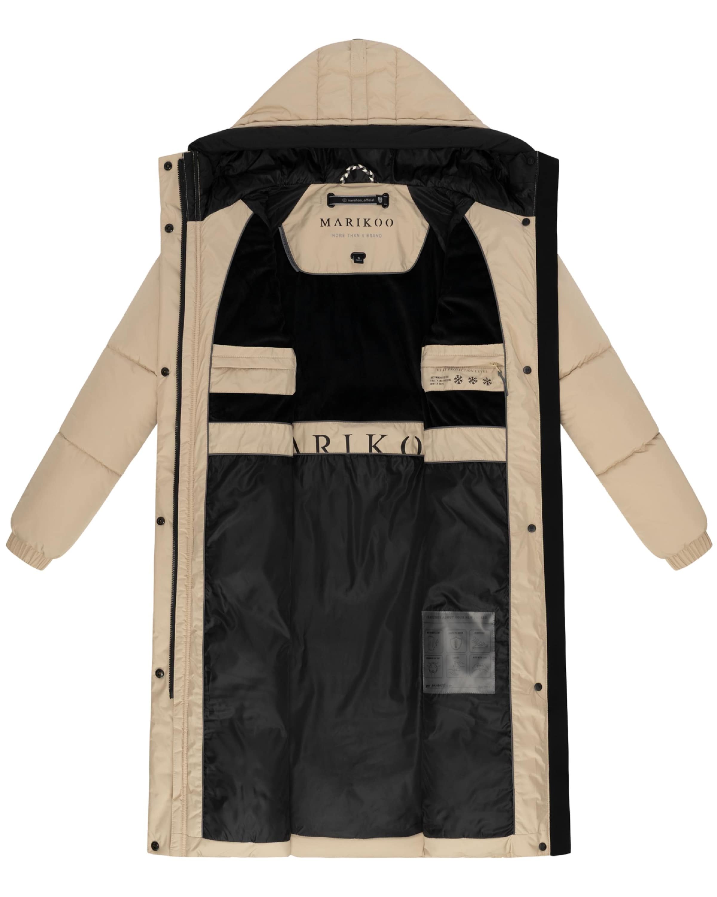 MARIKOO Зимнее пальто 'Yaskaa 16' в Бежевый
