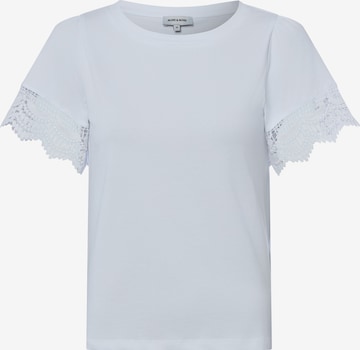 T-shirt MORE & MORE en blanc : devant
