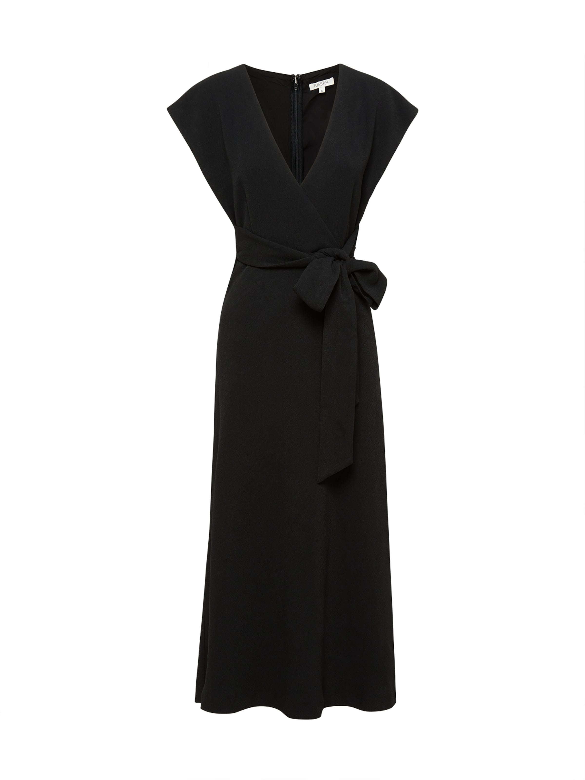 Tussah Šaty 'ILENE' - Čierna: predná strana