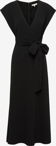 Robe 'ILENE' Tussah en noir : devant