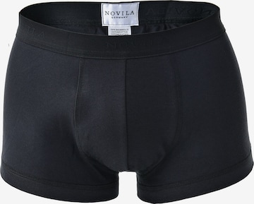 NOVILA Boxer shorts in Black: front