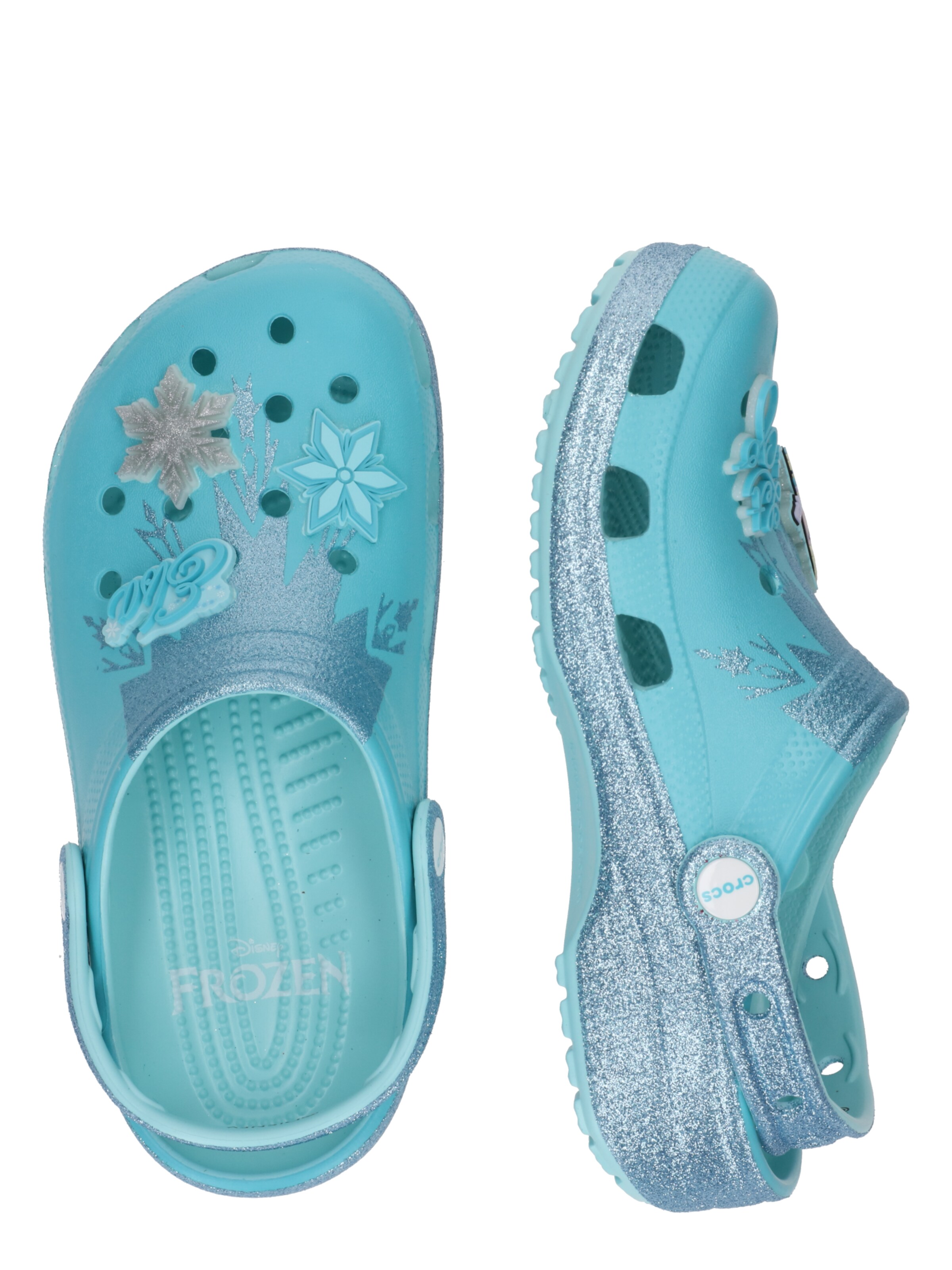Crocs Sandaalid 'Frozen Elsa Classic', värv sinine