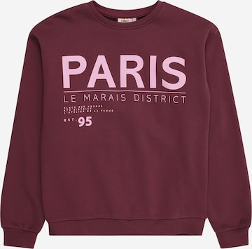 ONLY GIRLS Collegepaita 'KOGZENJA' värissä lila: etupuoli